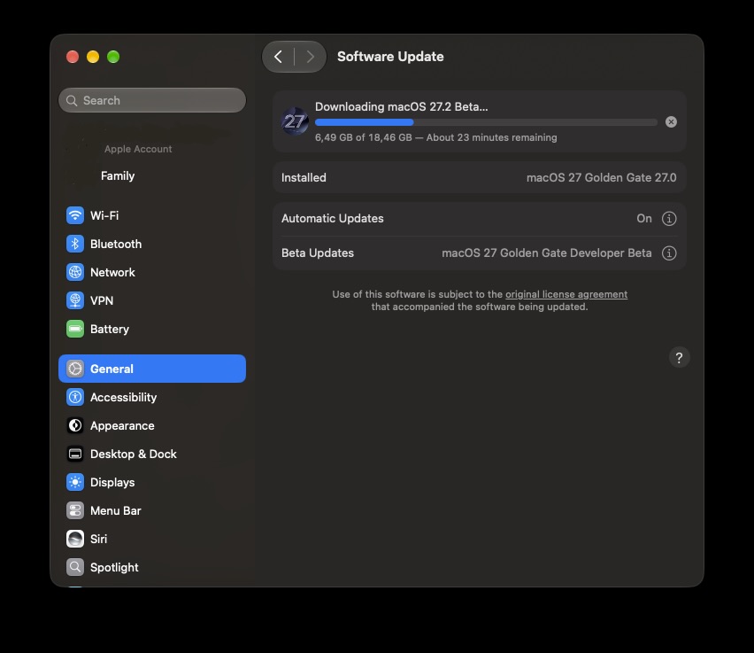macOS sporo waży