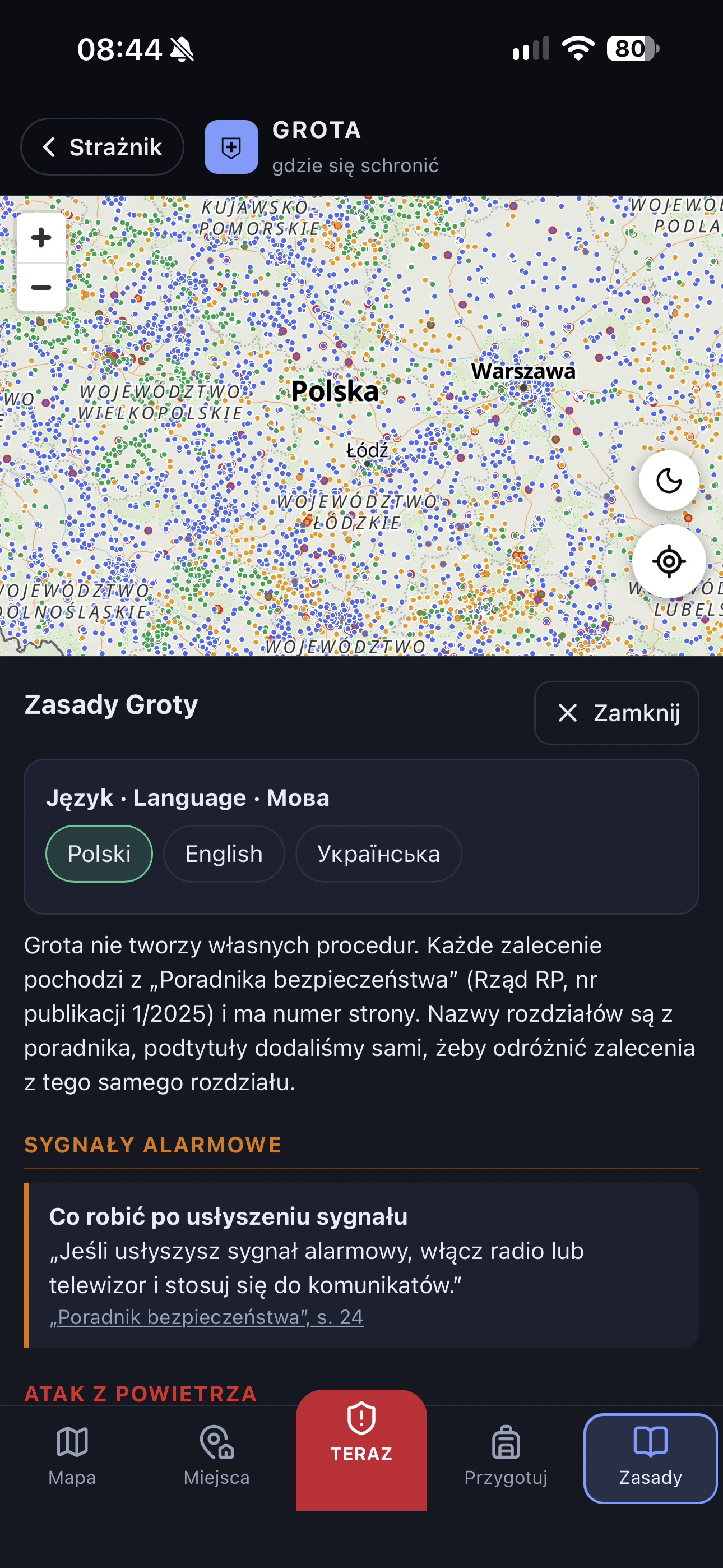 Strażnik w akcji