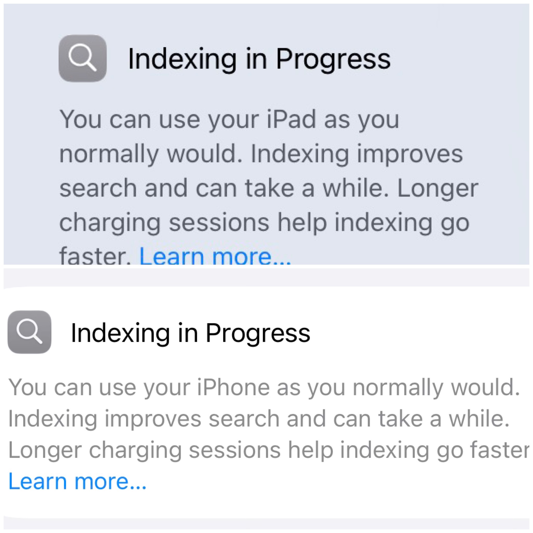 Indeksowanie danych iOS/iPadOS 27